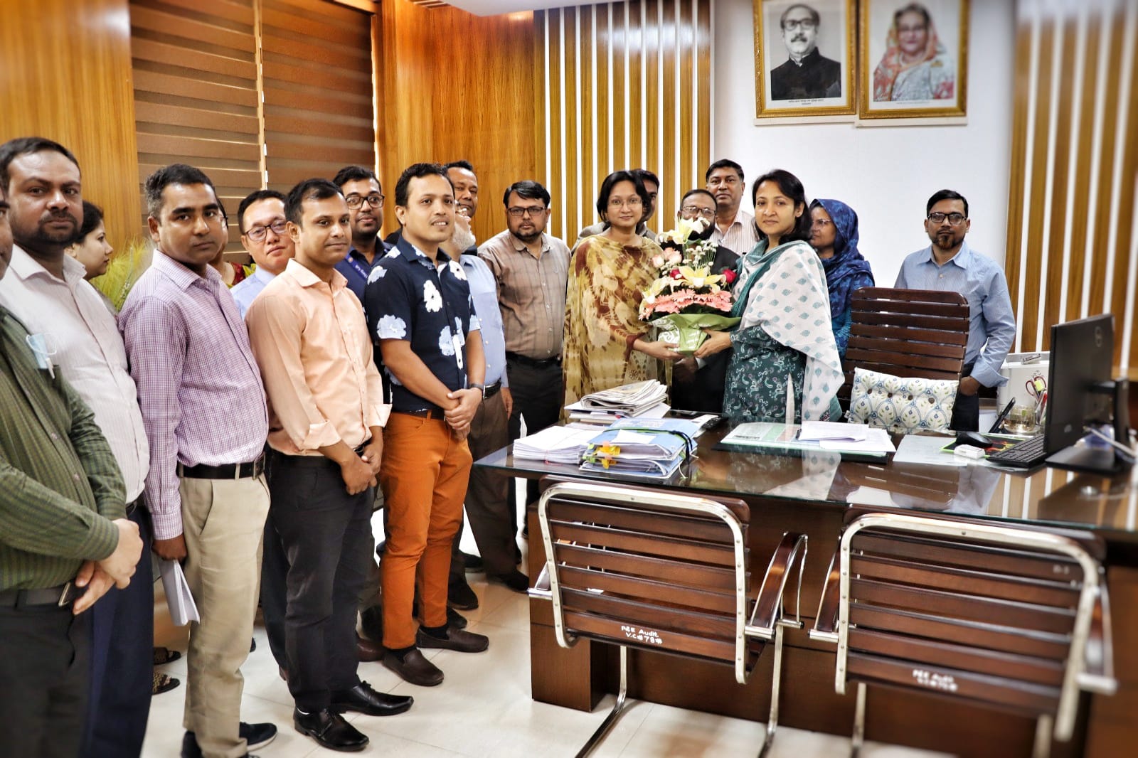 Director General and Director Sir along with colleagues of Power and Energy Audit Directorate.